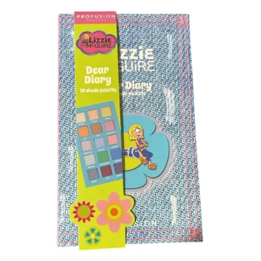 Profusion Y2K Disney Lizzie McGuire NEW Dear Diary 15 Eyeshadow Palette Denim